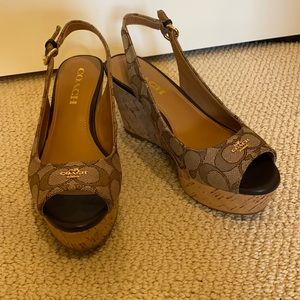 Coach Ferry Wedge Sandals
